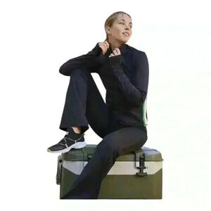 Love & Sports Women's Brushed Quarter Zip Pullover, Size XS  (0-2)